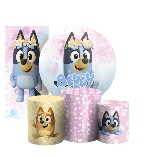 Arte Digital Painel de Festa - Bluey 804720