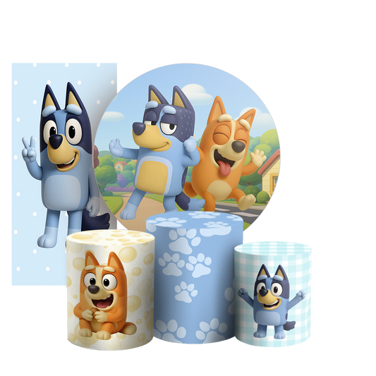 Arte Digital Painel de Festa - Bluey 804723