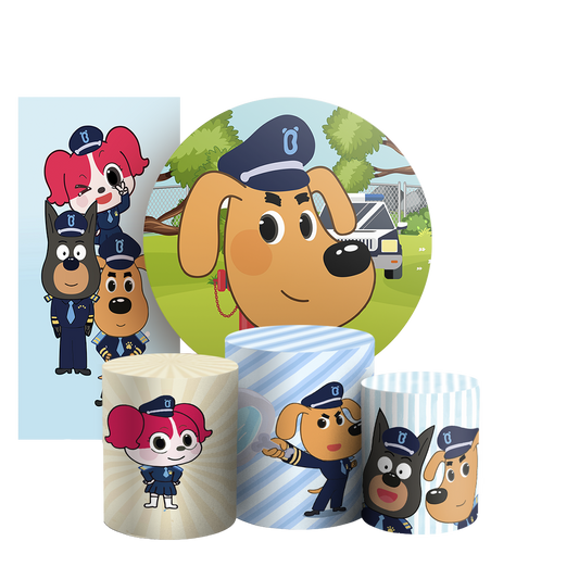 Arte Digital Painel de Festa - Detetetive 804727