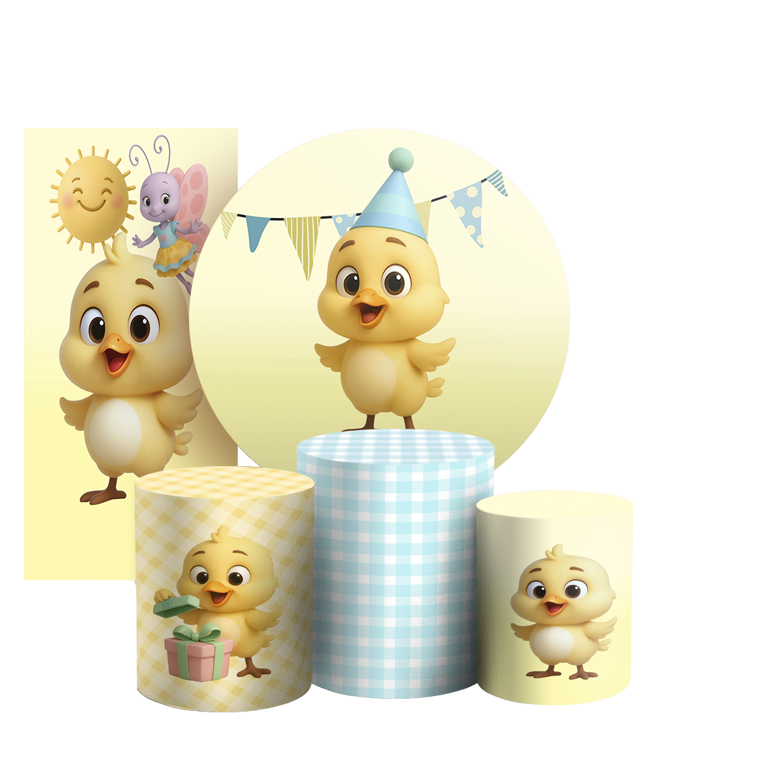 Arte Digital Painel de Festa - Galinha Pintadinha 804734