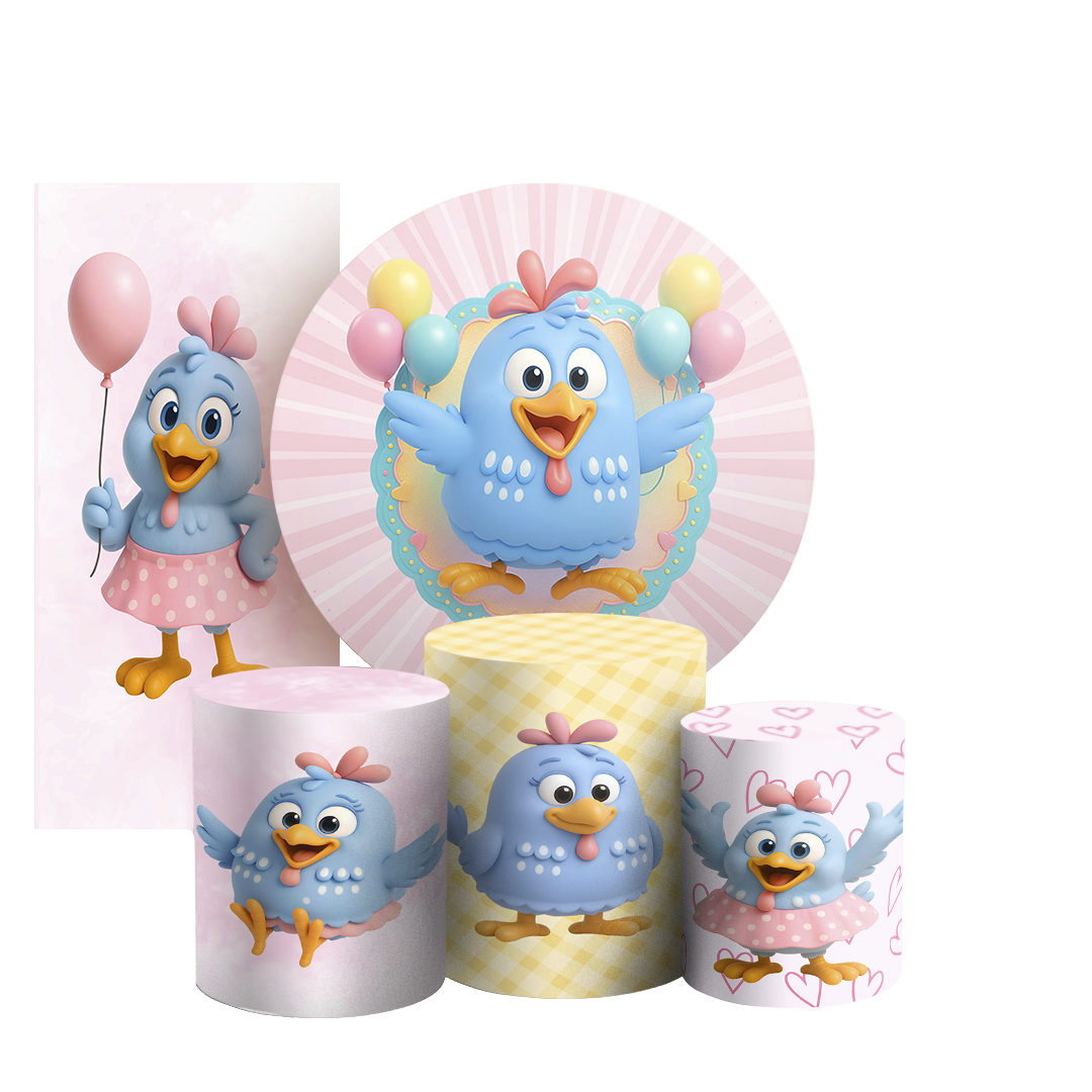 Arte Digital Painel de Festa - Galinha Pintadinha 804735