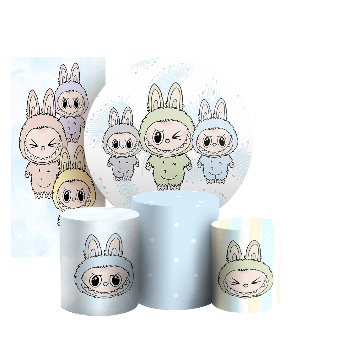 Arte Digital Painel de Festa - La Bubu 804738