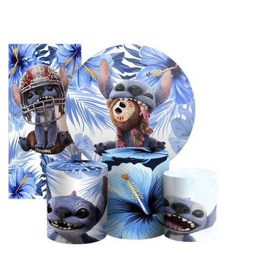 Arte Digital Painel de Festa - Lilo Stitch 804742