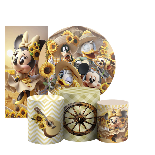 Arte Digital Painel de Festa - Minnie 804751