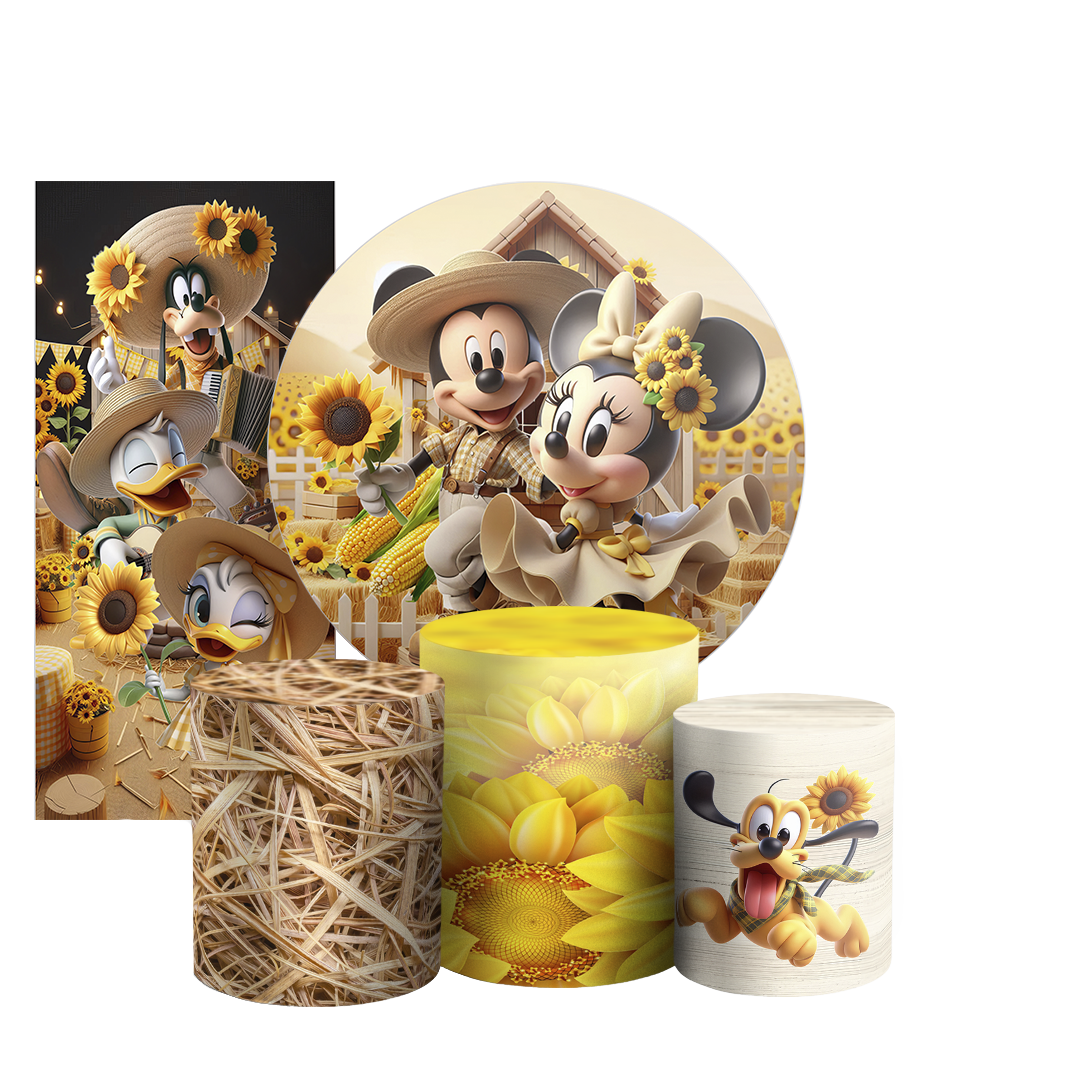 Arte Digital Painel de Festa - Minnie 804752