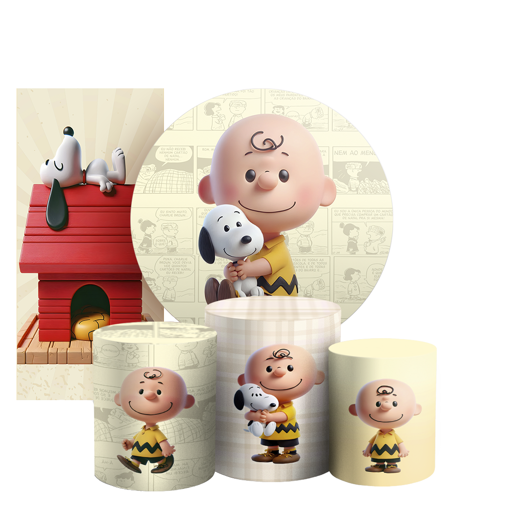 Arte Digital Painel de Festa - Snoopy 804767