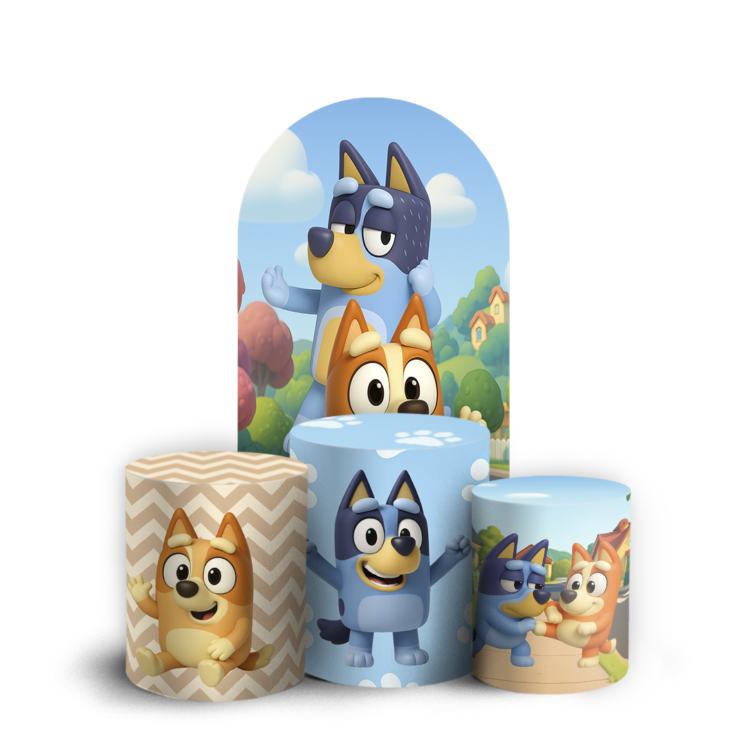 Arte Digital Painel de Festa - Bluey 804780