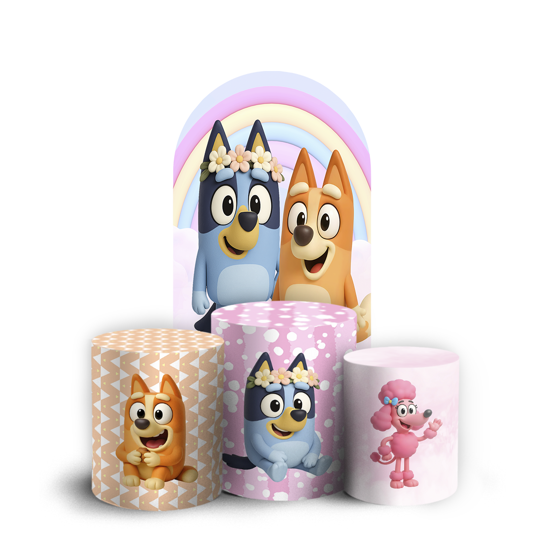 Arte Digital Painel de Festa - Bluey 804781