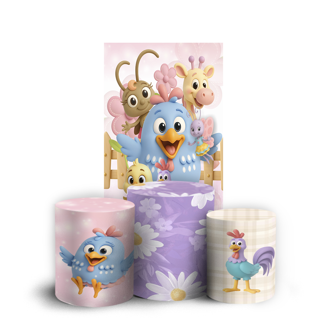 Arte Digital Painel de Festa - Galinha Pintadinha 804785