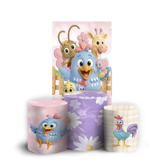 Arte Digital Painel de Festa - Galinha Pintadinha 804785