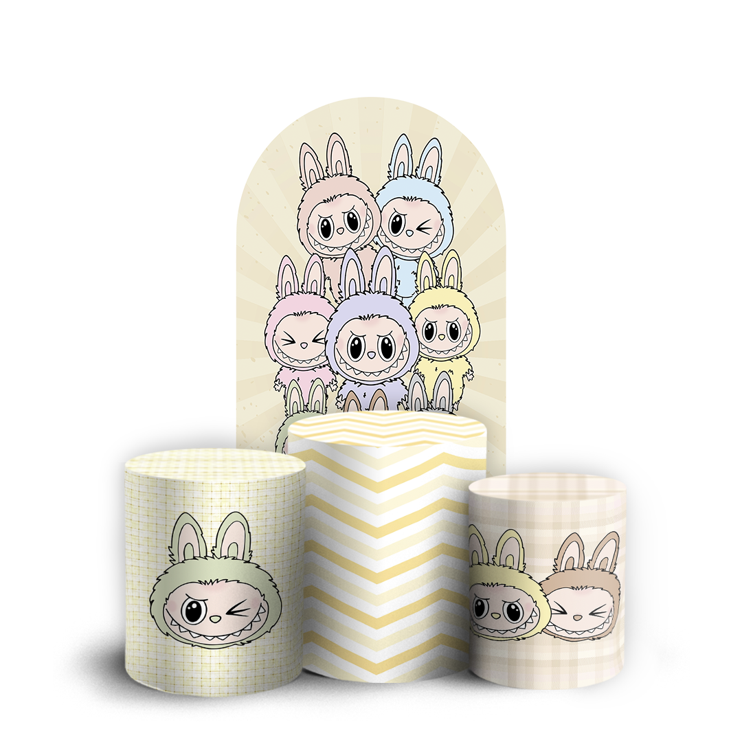 Arte Digital Painel de Festa - Labubu 804786