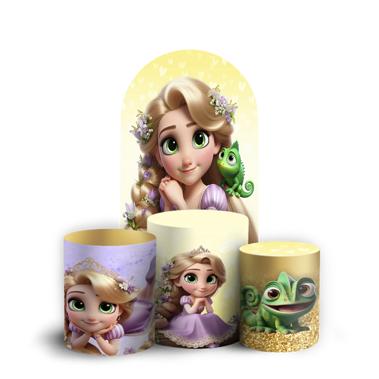 Arte Digital Painel de Festa - Rapunzel 804789