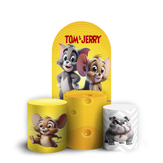 Arte Digital Painel de Festa - Tom E Jerry 804793