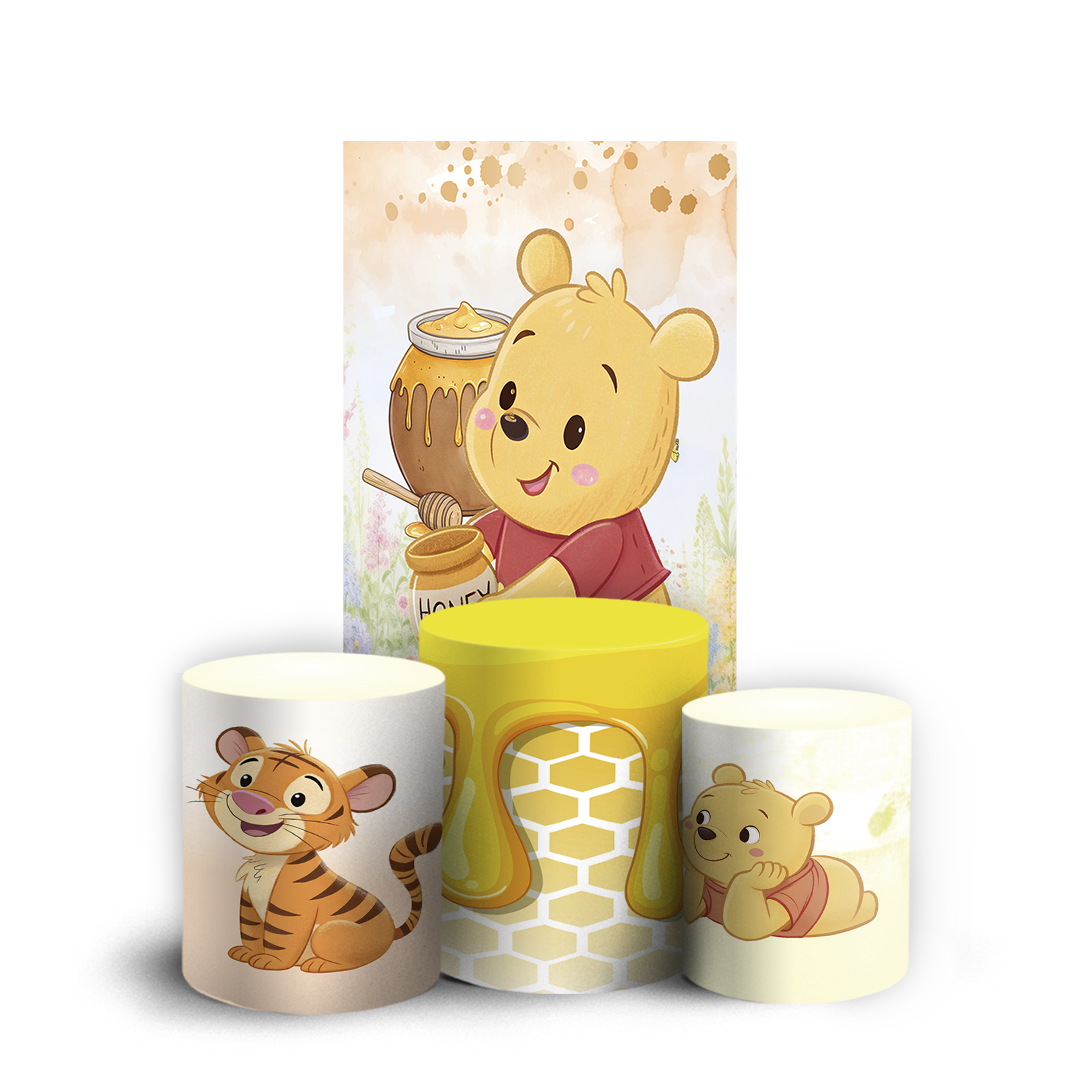 Arte Digital Painel de Festa - Ursinho Pooh 804813
