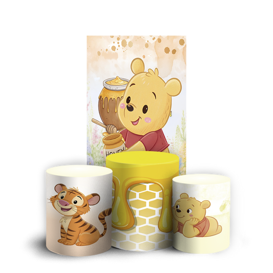 Arte Digital Painel de Festa - Ursinho Pooh 804813