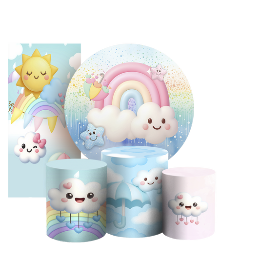 Arte Digital Painel de Festa - Chuva de Amor 804833