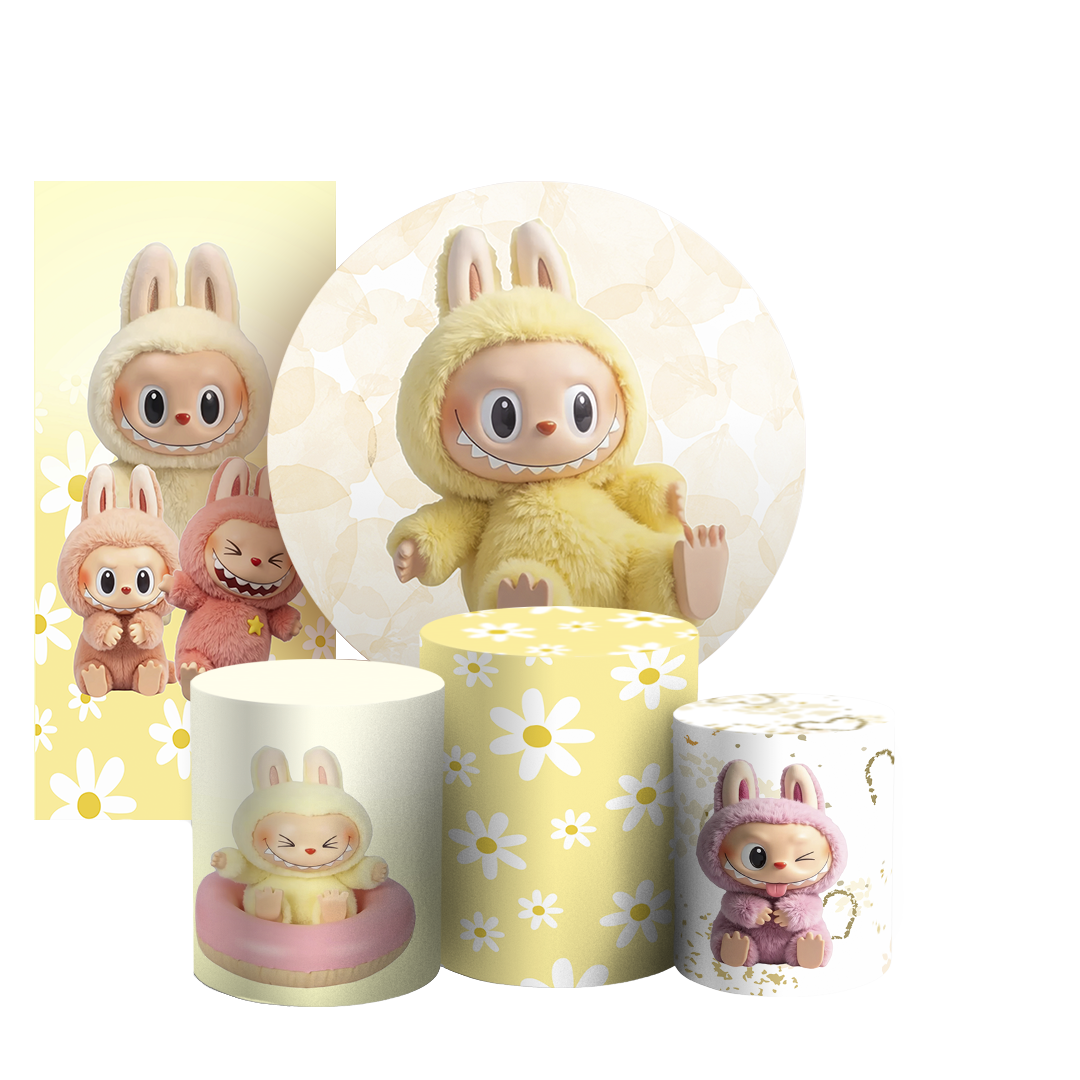 Arte Digital Painel de Festa - Labubu 804835