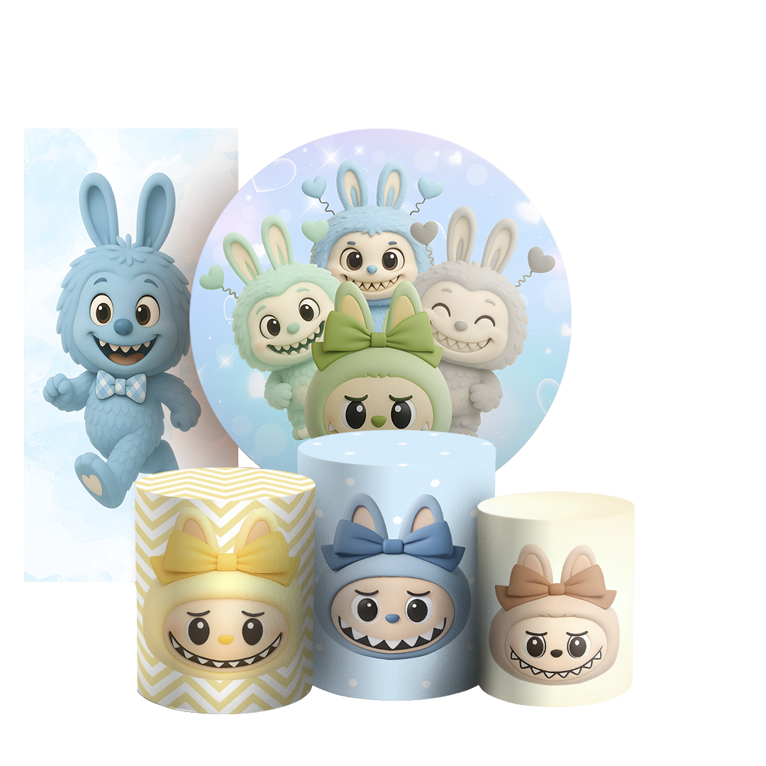 Arte Digital Painel de Festa - Labubu 804837