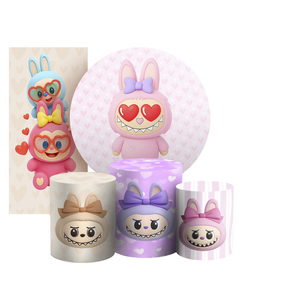 Arte Digital Painel de Festa - Labubu 804838