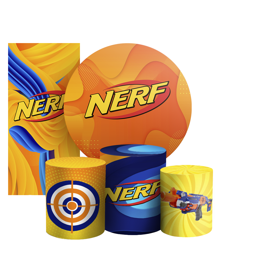Arte Digital Painel de Festa - NERF 804843