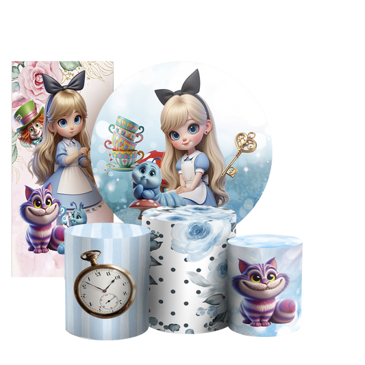 Arte Digital Painel de Festa - Alice 804877