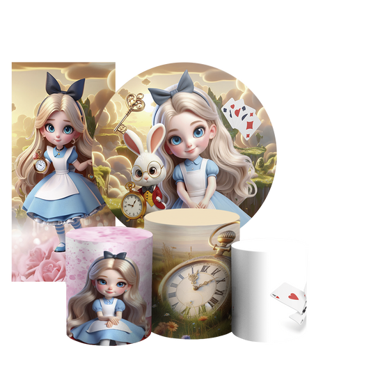 Arte Digital Painel de Festa - Alice 804878