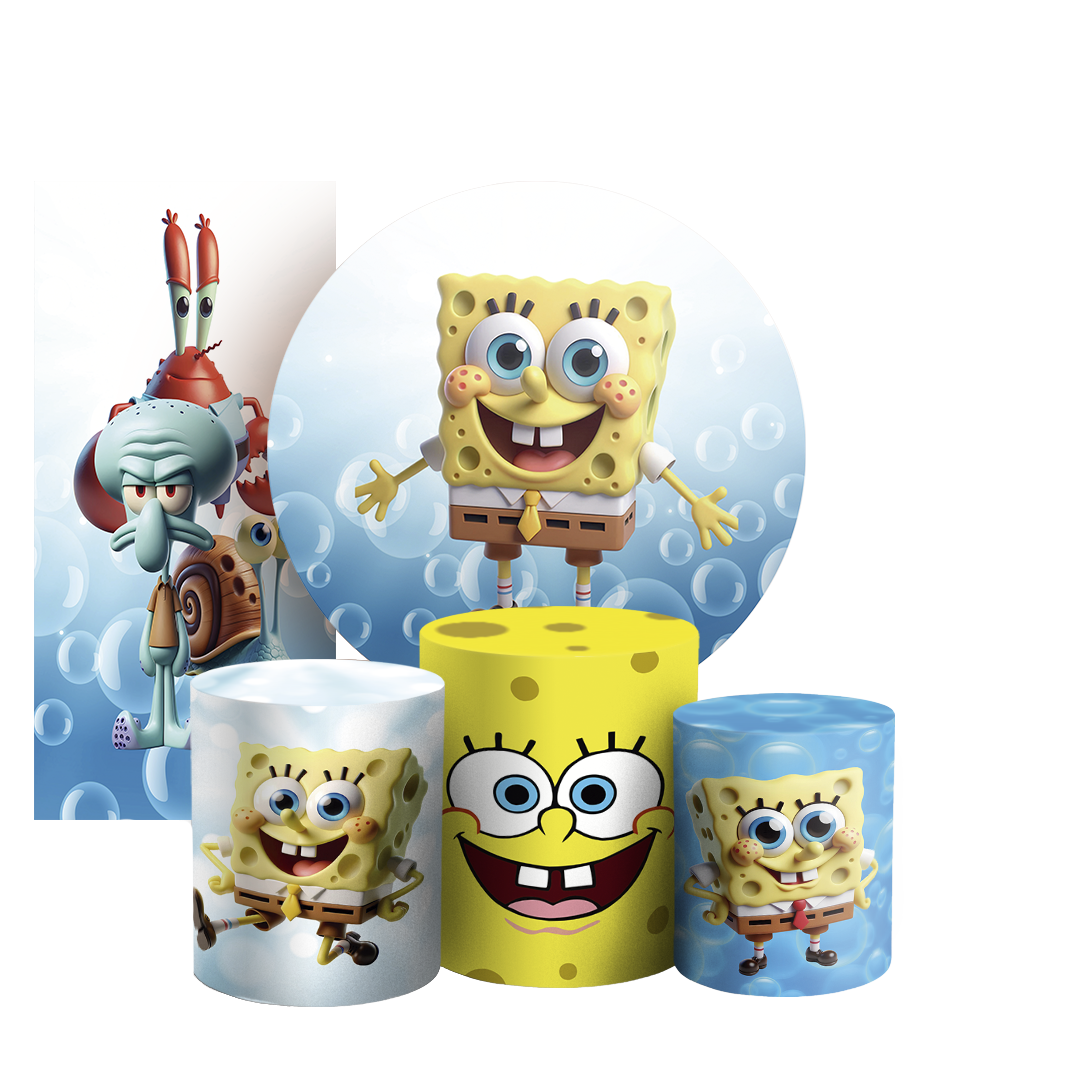 Arte Digital Painel de Festa - Bob Esponja 804879