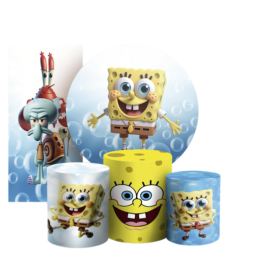 Arte Digital Painel de Festa - Bob Esponja 804879