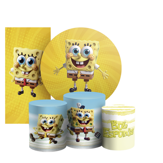 Arte Digital Painel de Festa - Bob Esponja 804880