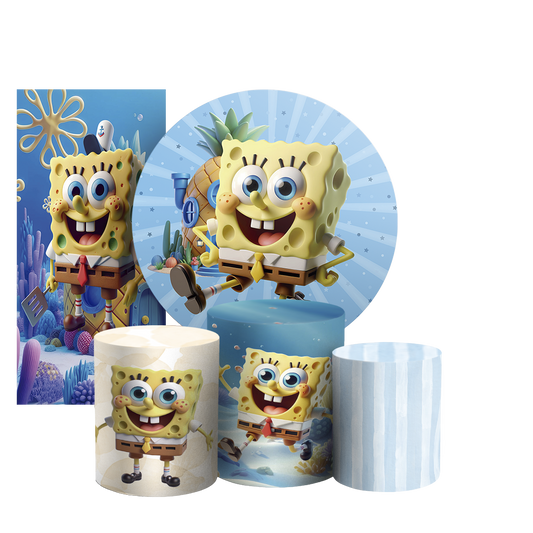 Arte Digital Painel de Festa - Bob Esponja 804881