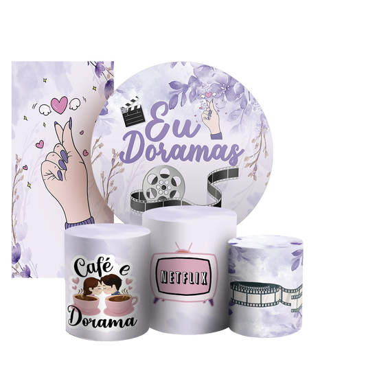 Arte Digital Painel de Festa - Dorama 804884