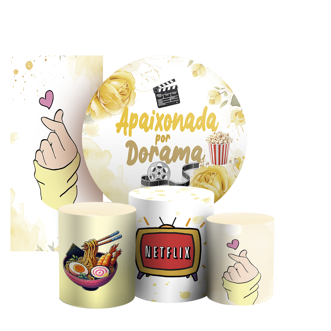 Arte Digital Painel de Festa - Dorama 804885