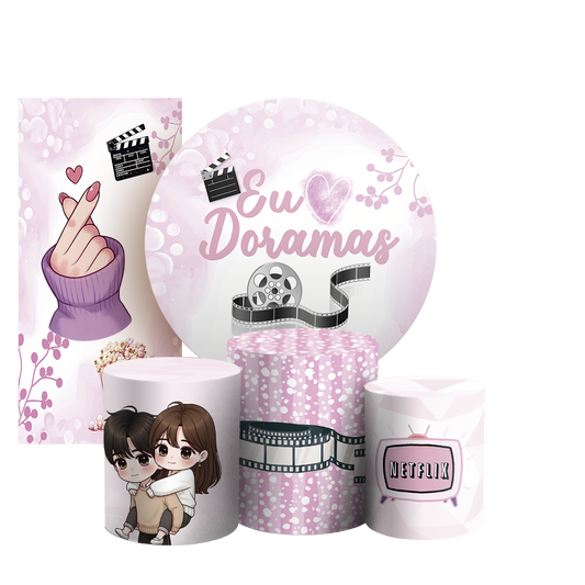 Arte Digital Painel de Festa - Dorama 804886