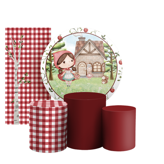 Arte Digital Painel de Festa - Chapeuzinho Vermelho 804908