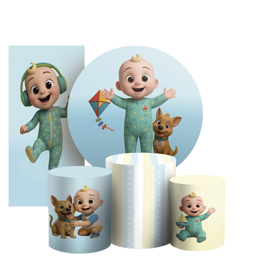 Arte Digital Painel de Festa - Cocomelon 804922