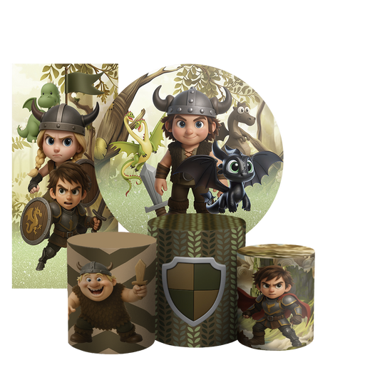 Arte Digital Painel de Festa - Como Treinar Seu Dragão 804925