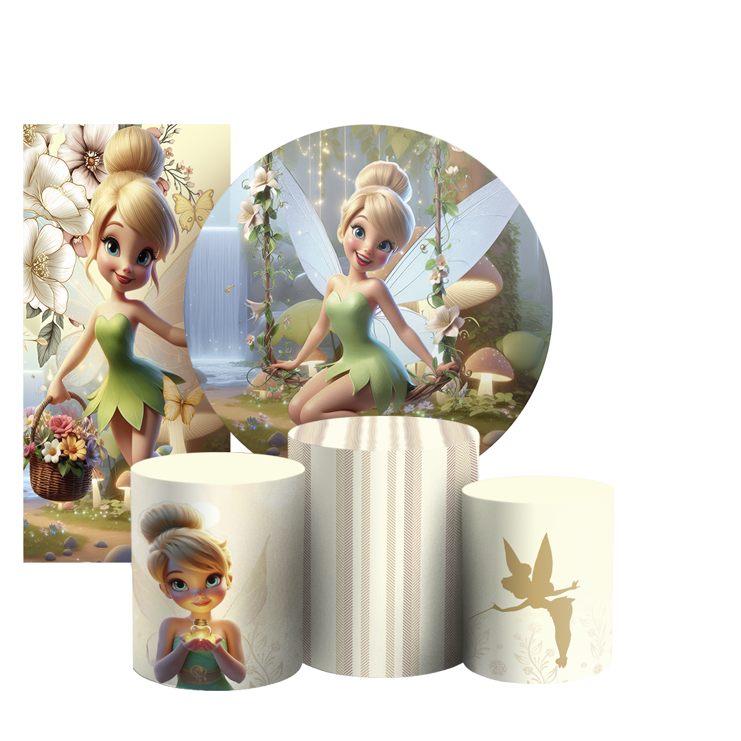Arte Digital Painel de Festa - Sininho Tinkerbell 804951