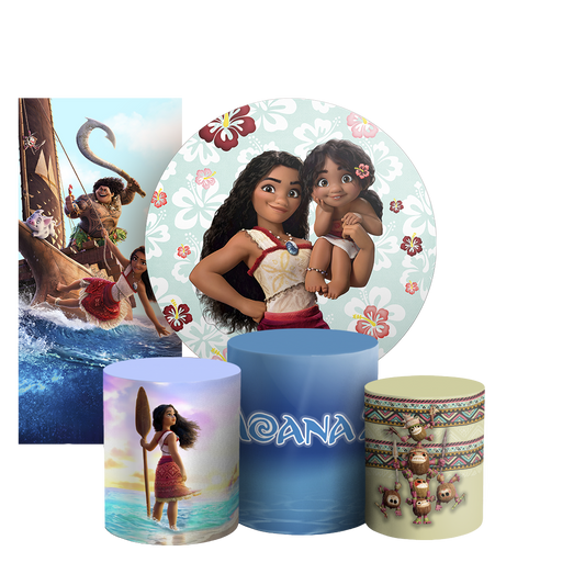 Arte Digital Painel de Festa - Moana804964