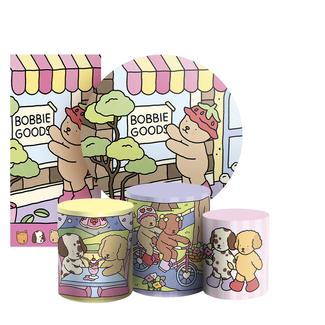 Arte Digital Painel de Festa - Bobbie Goods --804965