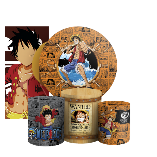 Arte Digital Painel de Festa - One Piece --804973