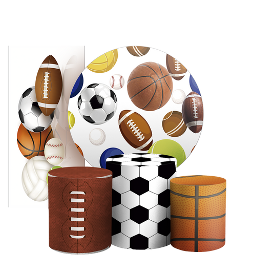 Arte Digital Painel de Festa - Esportes Futebol Volei Basquete 804977