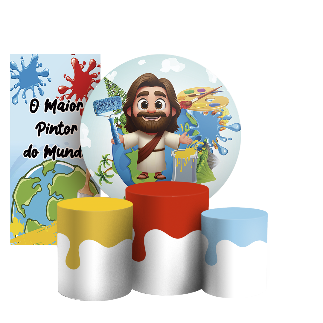Arte Digital Painel de Festa - O Maior Pintor Do Mundo 804996