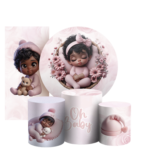 Arte Digital Painel de Festa - Oh Baby 804999