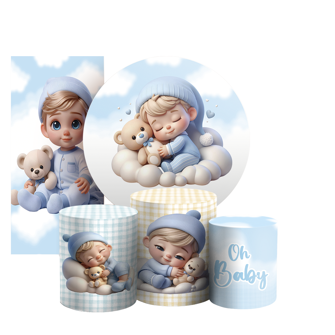 Arte Digital Painel de Festa - Oh Baby 805003