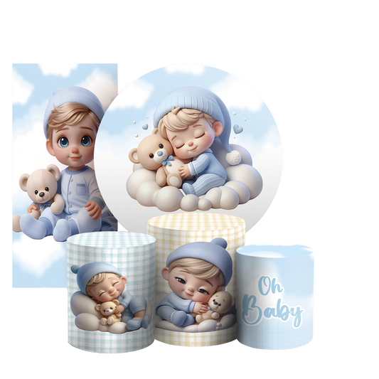 Arte Digital Painel de Festa - Oh Baby 805003