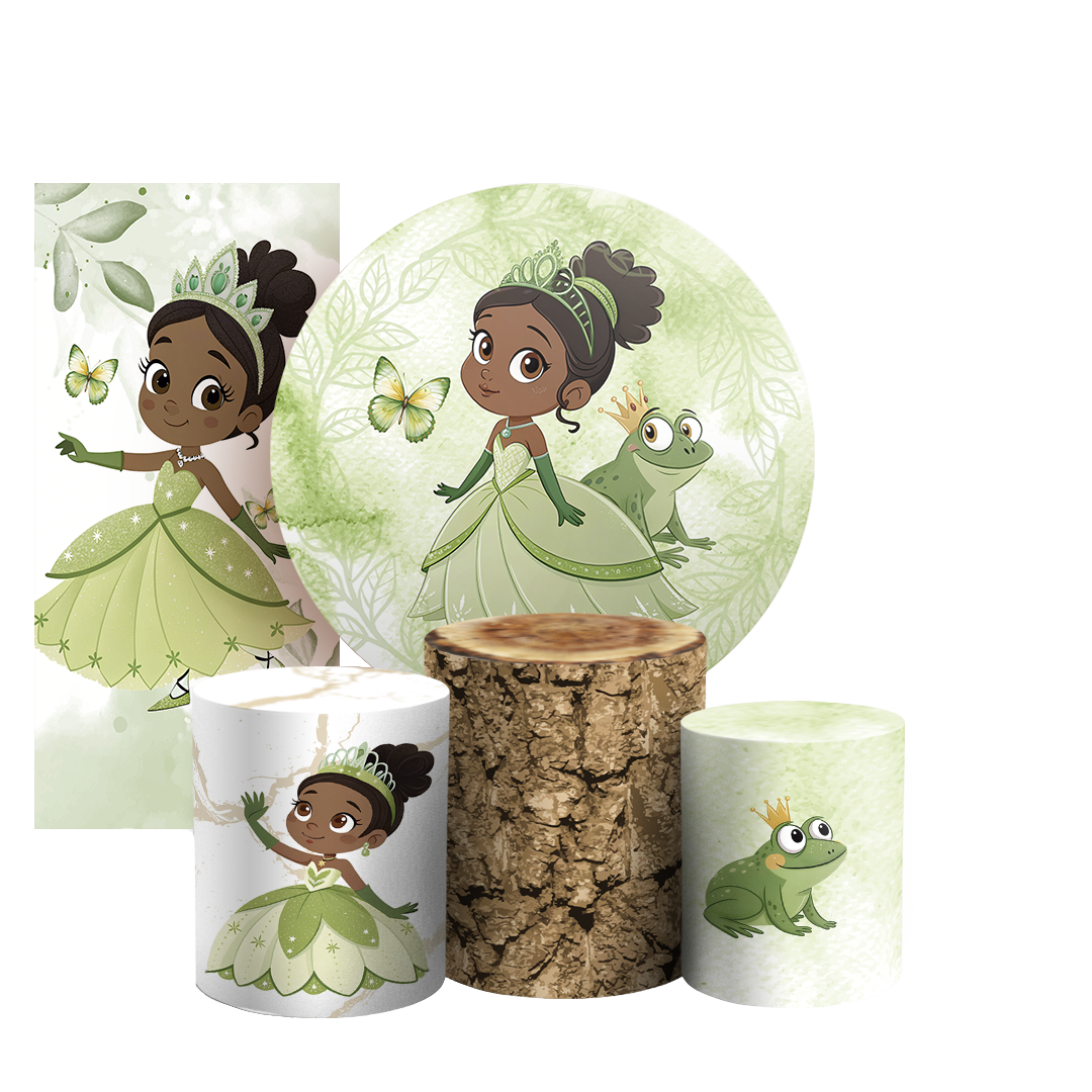 Arte Digital Painel de Festa - Princesa Tiana 805007