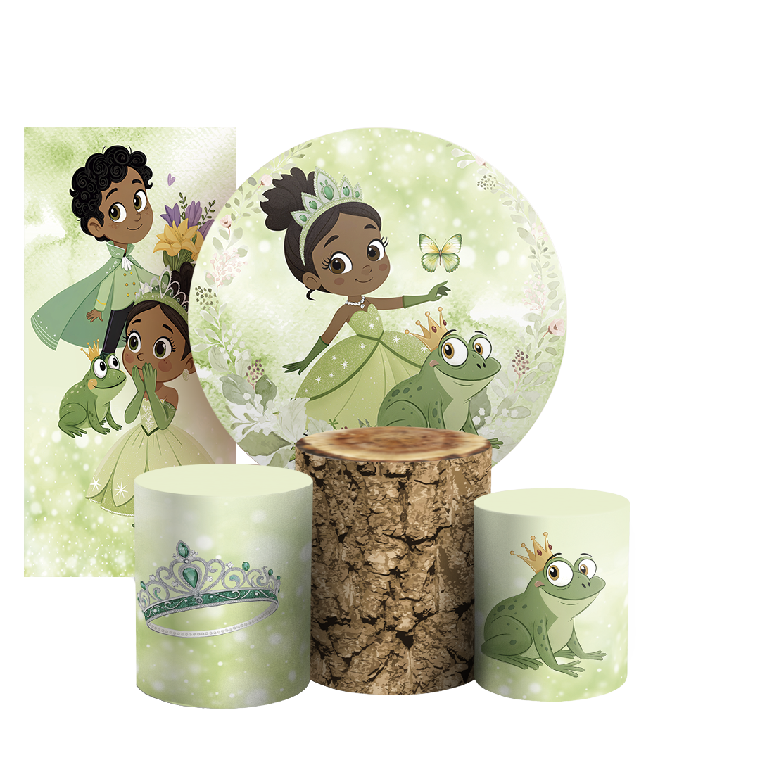 Arte Digital Painel de Festa - Princesa Tiana 805008