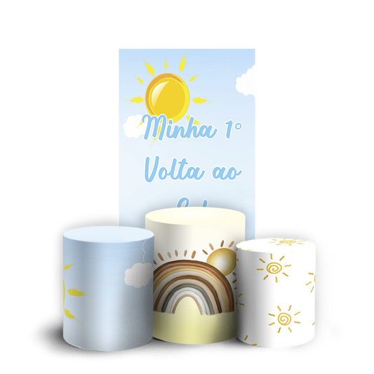 Arte Digital Painel de Festa - Volta Ao Sol 805014