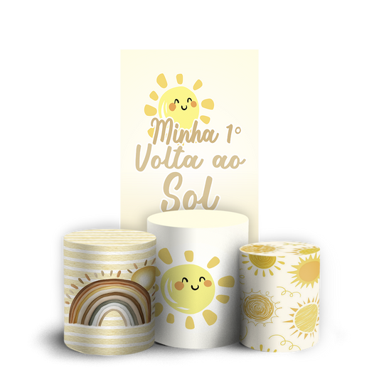 Arte Digital Painel de Festa - Volta Ao Sol 805016