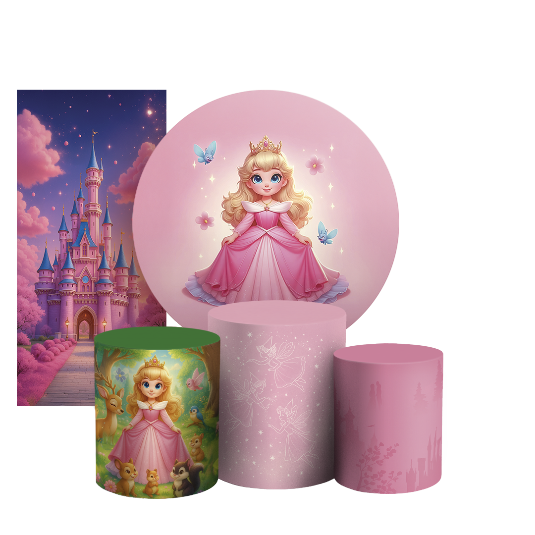 Arte Digital Painel de Festa - Princesa Aurora Bela Adormecida 805019